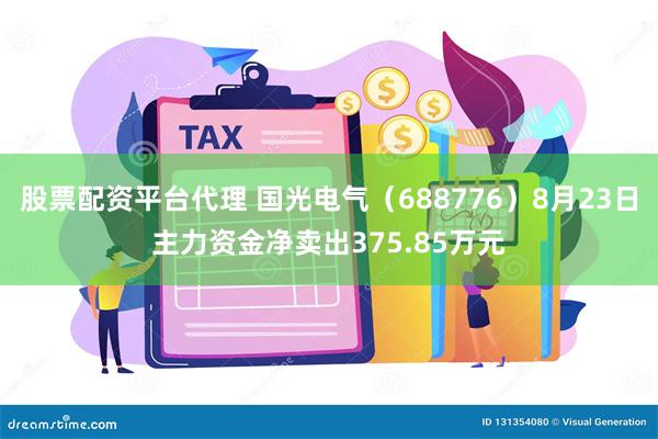 股票配资平台代理 国光电气（688776）8月23日主力资金净卖出375.85万元